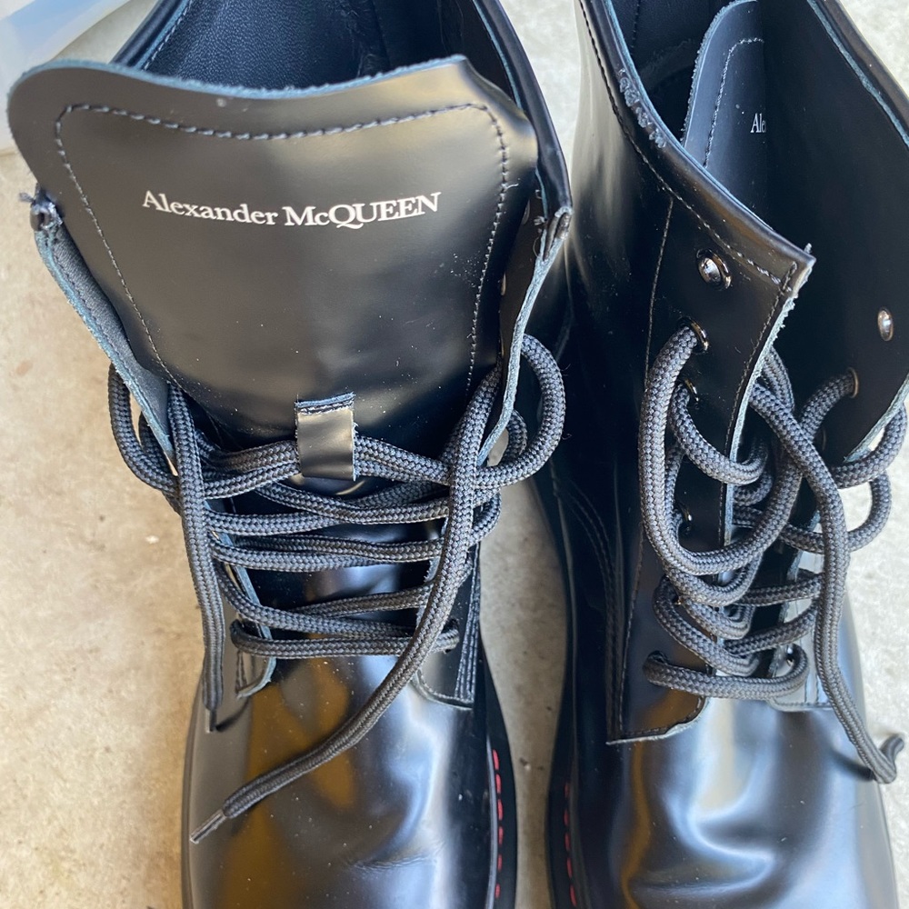 Alexander McQueen Leather boots